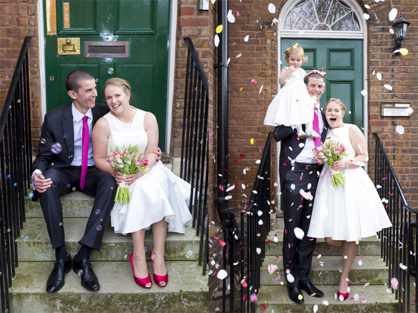 natural wedding photography in Richmond London